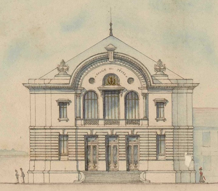 Salle des fêtes Avant-projet Façade 2Fi-412 R1a