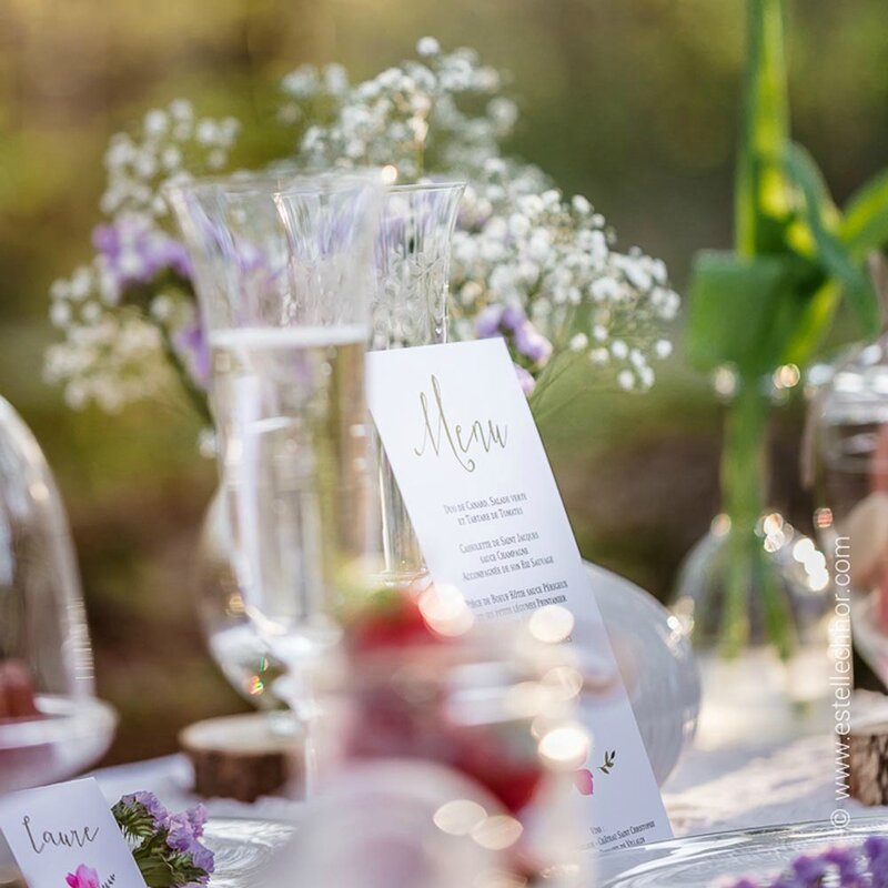 table-avec-menu cerisier