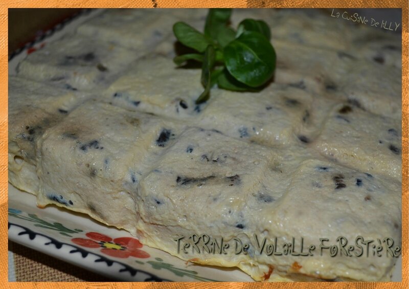 terrine de volaille forestière