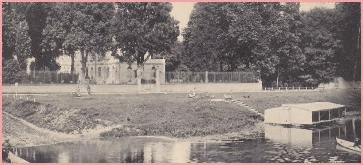 Mary-sur-Marne (77), le château et le bâteau-lavoir