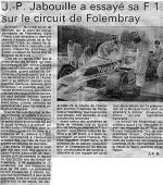 Jabouille circuit Folembray F1