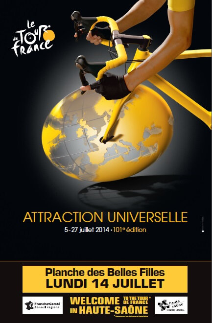 Affiche Tour de France 2014