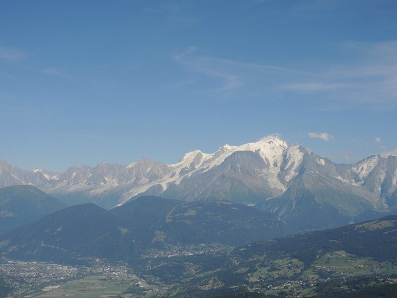 Cordon, randonnée belvédère, chalets des Bénés, massif du Mont Blanc (74)