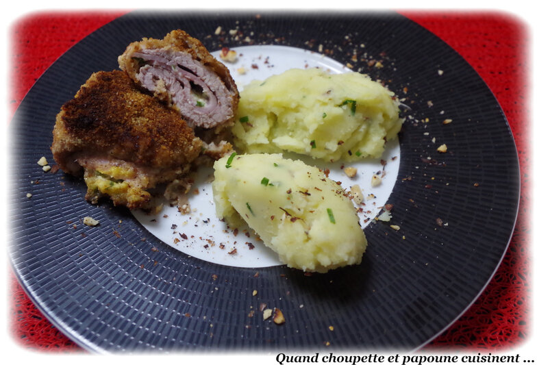 cordon bleu, écrasé de pommes de terre à l'huile d'olive-2781