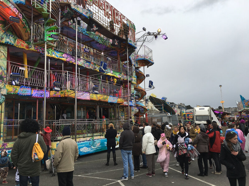 carnaval Granville 2016 fête foraine place Fontaine Bedeau