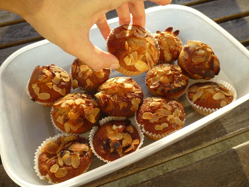 Muffins aux framboises et chocolat blanc (7)