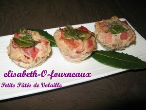 petits pâtes de volaille