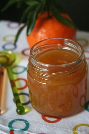 Confiture d’agrumes (orange, clémentine et pamplemousse) recettes Sucre vanillé maison (à offrir à Noël)