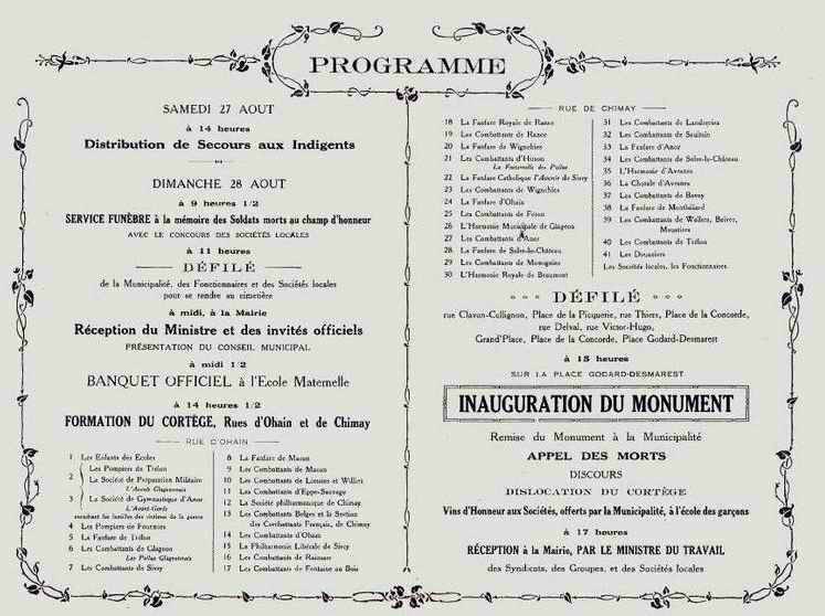 Programme inauguraton mm