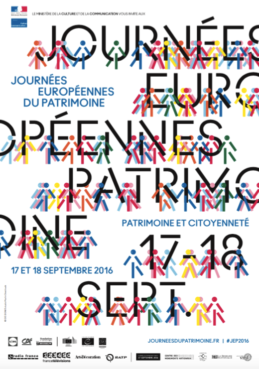 33èmes Journées Européennes du Patrimoine septembre 2016