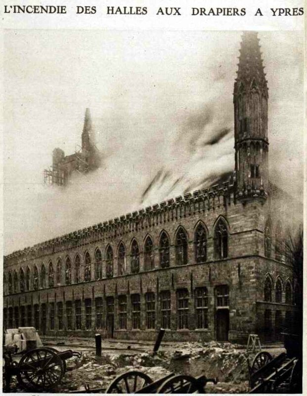 Halles Ypres 1914