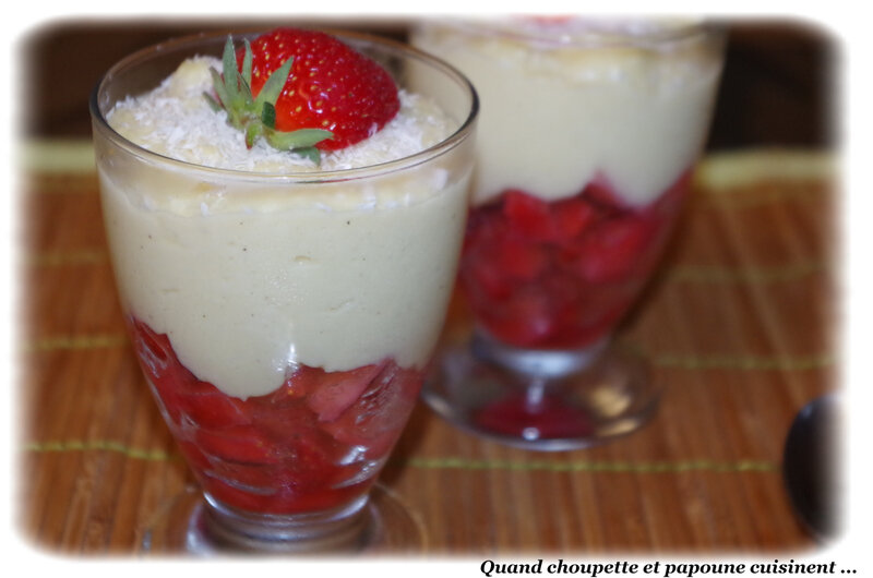 verrine crème coco fraises-5137