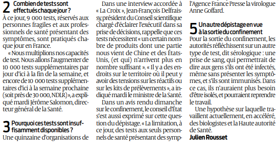 2020 03 26 SO Pourquoi la France veut évoluer vers un dépistage massif2