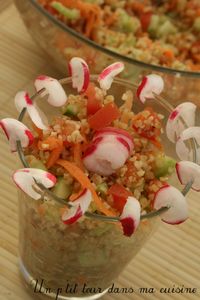 Ptite salade croquante et colorée recettes entrees Ptite salade croquante et colorée