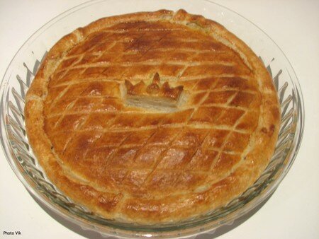 Galette des rois à la crème de calisson recettes dessert Galette des rois à la crème de calisson