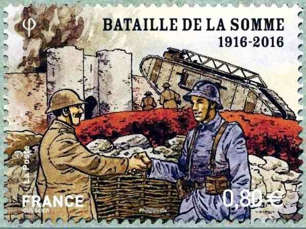 Bataille de la somme timbre1