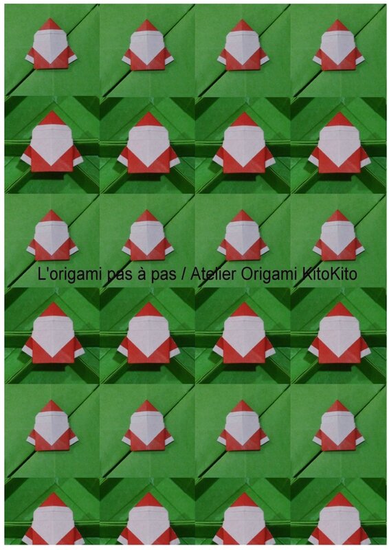 Atelier Origami KitoKito Père Noël 1