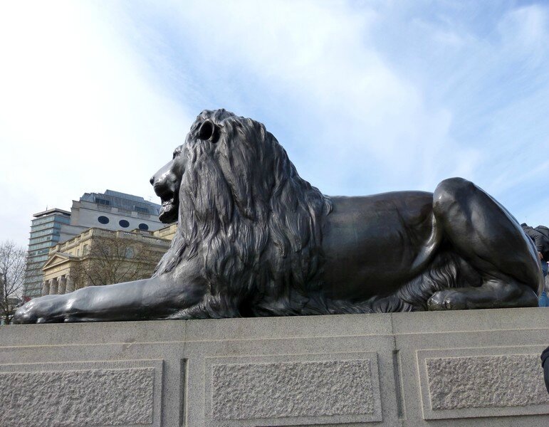 le lion trafalgar square