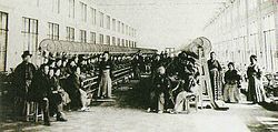 Japan's first modern silk reeling factory at Tomioka