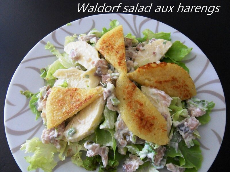 waldorf salad aux harengs