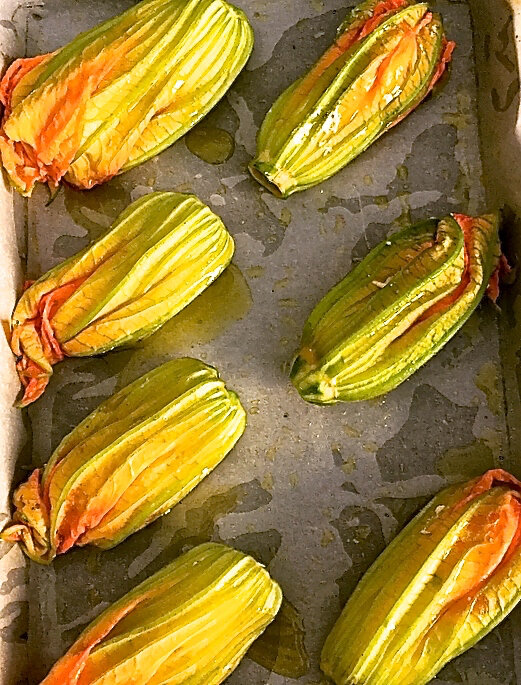 fleurs de courgettes farcies