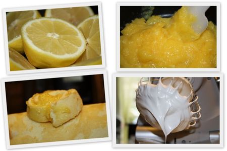 Buche citron meringué