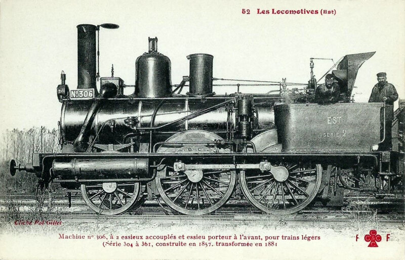 Machine L'Aigle type 120 Série 304 à 361 de 1857