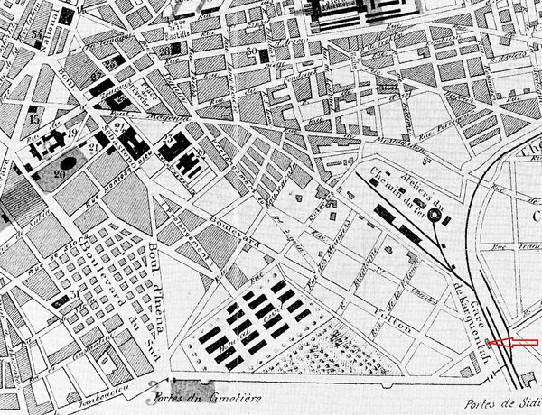 Oran - Plan 1895- 01- Plateau St Michel