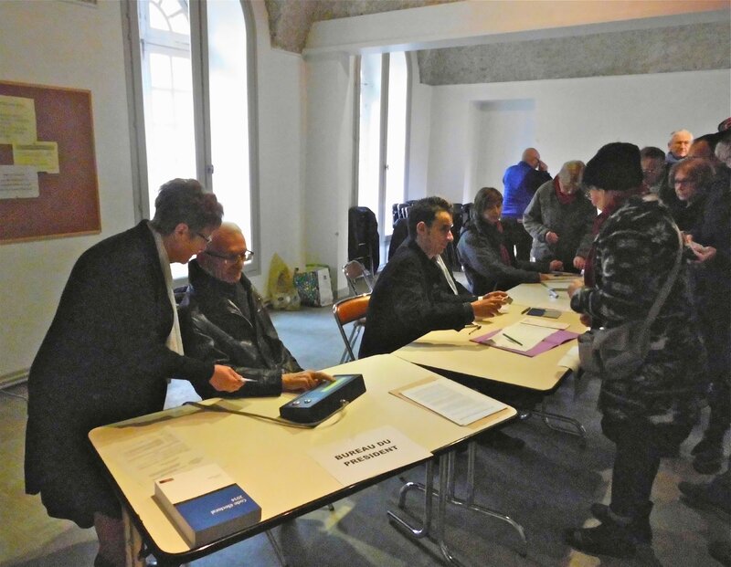 bureau de vote 23 mars 2014 St-Chamond