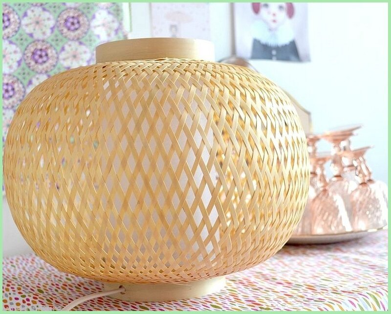 rotin bambou lampe
