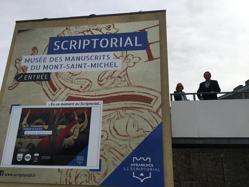 Scriptorial_Avranches_musée_manuscrits_Mont-Saint-Michel_Timur D'Vast_exposition_2019_entrée