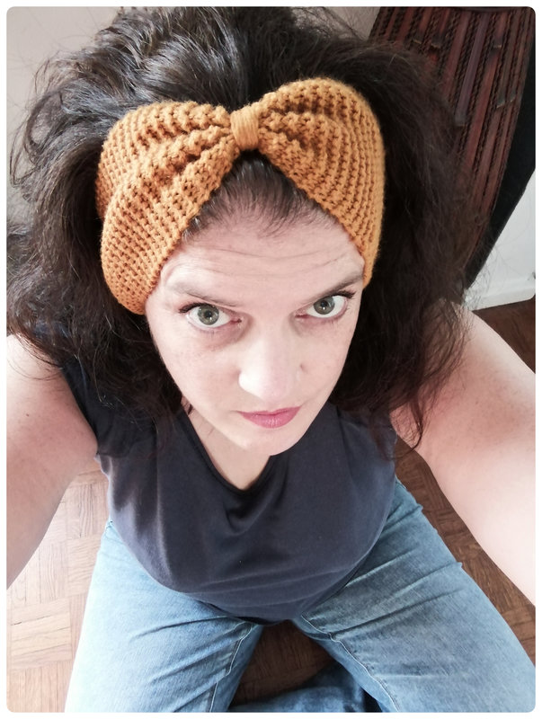 Bandeau facile au tricot Cam&Drey bricolent