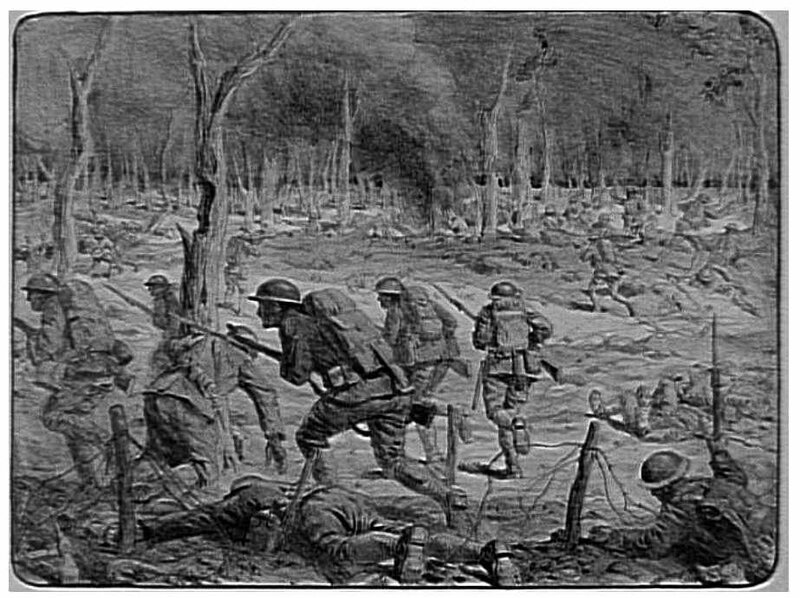 Jonas charge sur le front