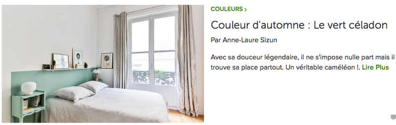 article AL Sizun pour Houzz: vert Celadon