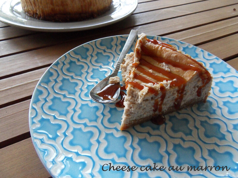 cheese cake au marron