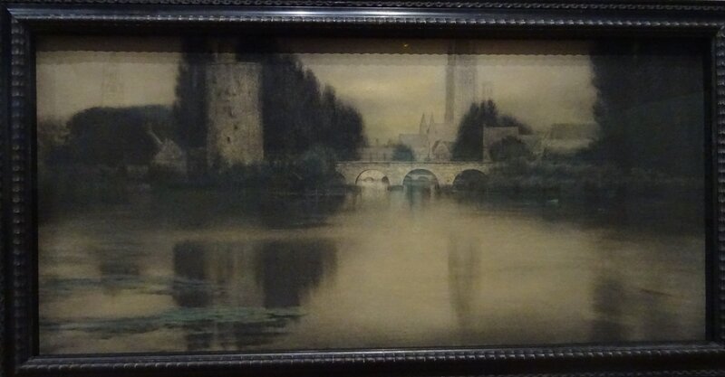 Khnopff A Bruges Le lac d'amour 1904