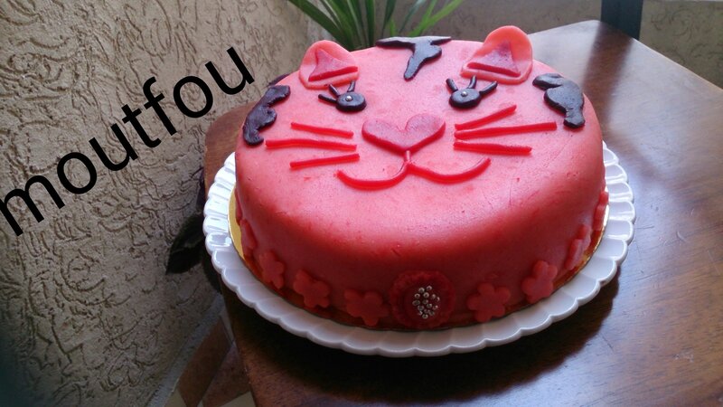 gâteau chat