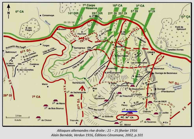 carte verdun 1916 1