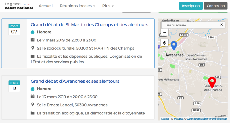 Grand Débat National_Avranches_Saint-Martin-des-Champs_carte_2019