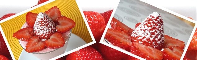 mousse de fraises en verrines