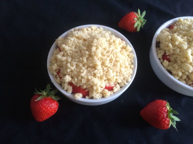 Crumble aux fraises (1)