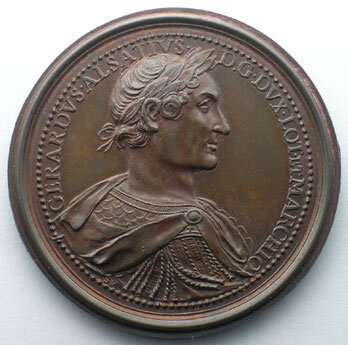 Médaille de Gérard d'Alsace par Saint-Urbain (cliché saivenumismatique.fr)