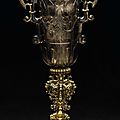 Smoky-quartz goblet, <b>Ottavio</b> <b>Miseroni</b>, Dionysio <b>Miseroni</b> and Master HC, Prague, c. 1620-1628 and Vienna, c.1620-1630