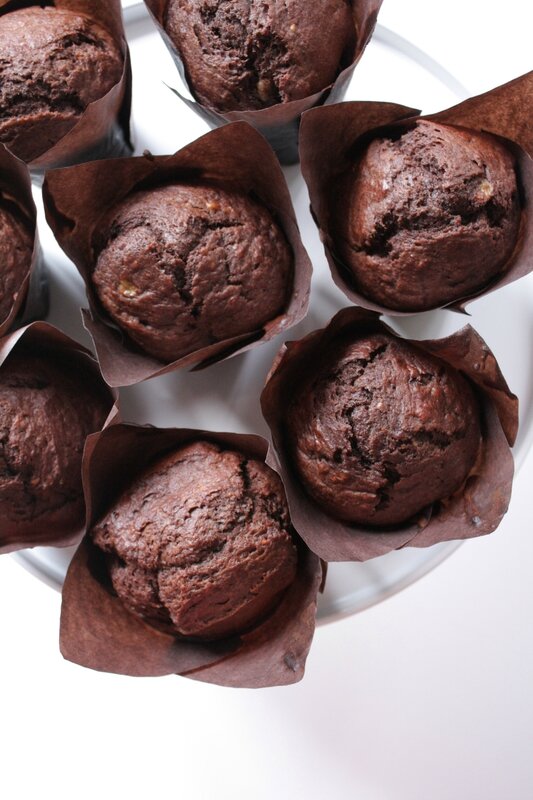muffins choco banane 3