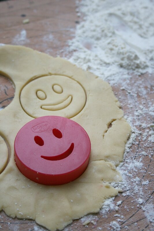 Sablés smilys au chocolat - Biscuits sourire