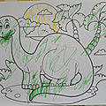 Coloriages <b>dinosaures</b>