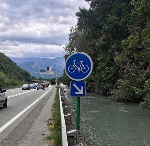 Piste noyable