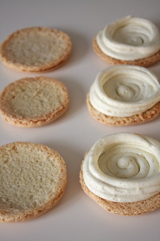 macarons vanille fruits exotiques 1