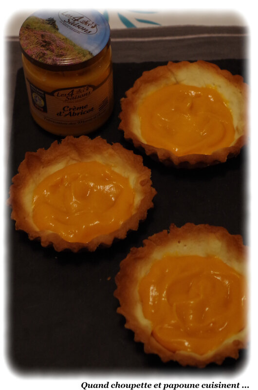 tartelettes à la crème d'abricot et à l'ananas frais-9041