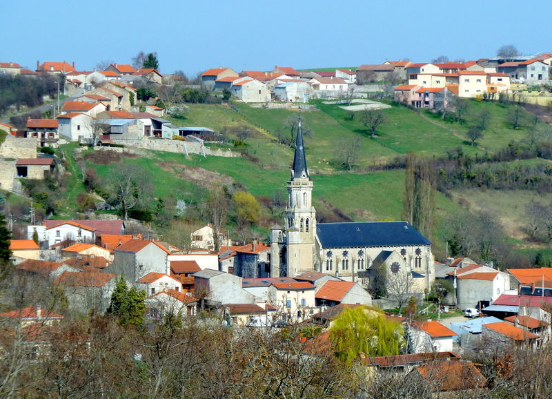 église et village de Teilhède